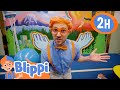 Blippi Learns Tricks At Circus Center Blippi Learning For Kids