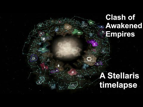 Clash of Awakened Empires | A Stellaris timelapse