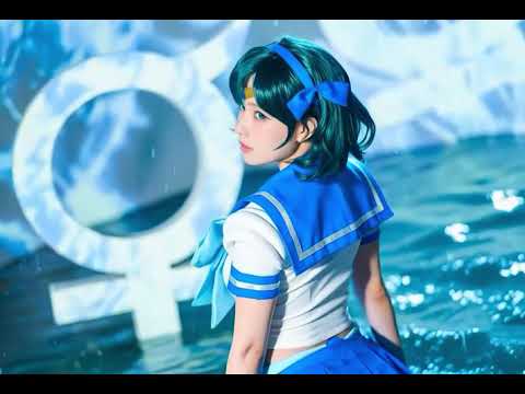 Sailor Mercury transformation | Ai cosplay style