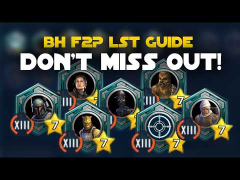 Prepare yourself for the Bounty Hunter Quests FREE Lightspeed Tokens! | SWGOH
