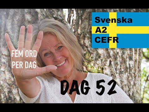 Learn Swedish - Phrasal verbs with go - Day 52 - Five words a day - A2 CEFR