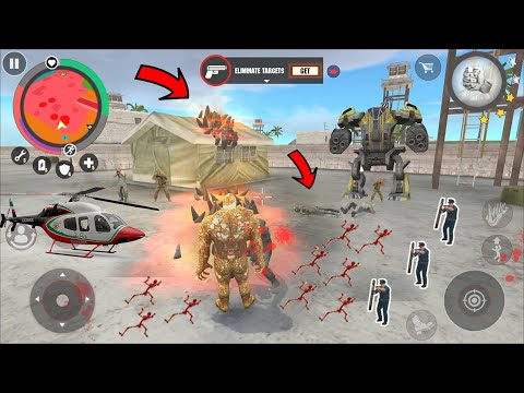 Stone Giant (Stone Thorns Over The Hut) Stone Man Private Airplane on  Camps - Android Gameplay HD