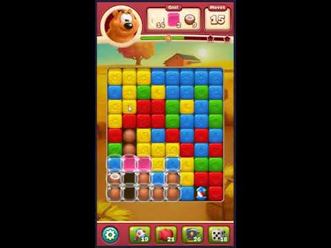 Toon Blast Level 1765 - NO BOOSTERS 🐻🐺🐱 | SKILLGAMING ✔️