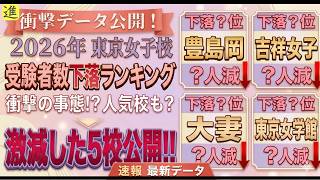2026年東京女子校受験者減少ランキングの動画サムネイル