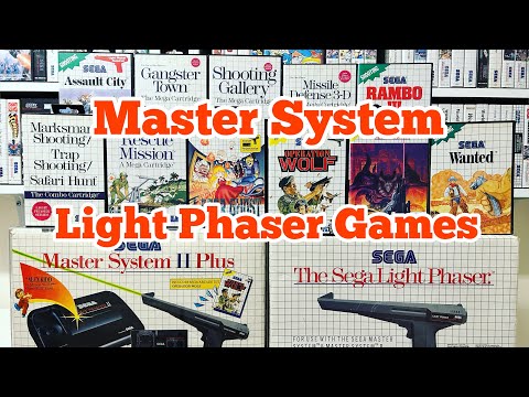 Playing through the Master System Light Phaser Games on the CRT 😍