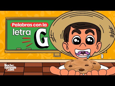 Palabras con G 🐱 - Abecedario para NIÑOS - Las letras para niños