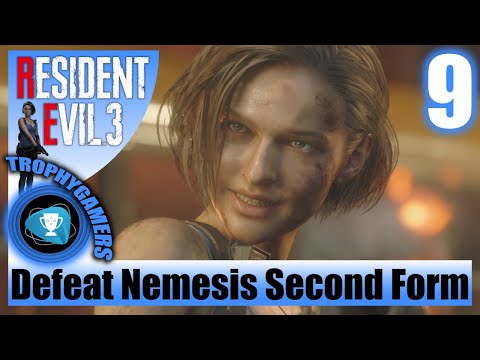 Resident Evil 3 Remake –Defeat Nemesis Second Form - Jill Valentine Gameplay - Walkthrough Part 9