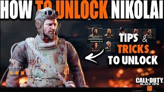 HOW TO UNLOCK NIKOLAI IN BLACK OPS 4 BLACKOUT | How to Unlock Characters in Call of Duty Black Ops 4