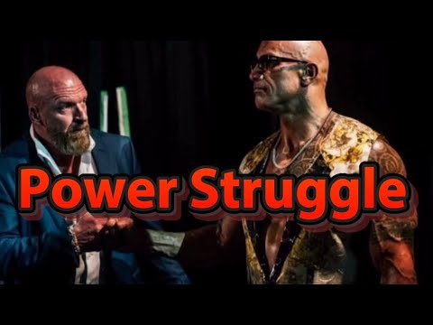 The Power Struggle That Has Lasted Decades : Triple H Vs The Rock Forever Enemies 