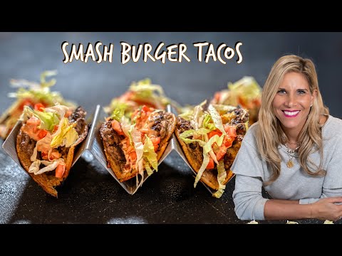 The BEST Smash Burger Tacos You'll Ever Make! Easy Recipe