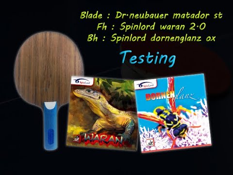 ทดสอบไม้ปิงปอง Dr.neubauer matador ( off- )
