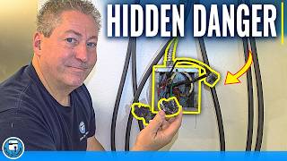 Damaged home EV charging junction box