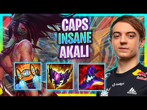 CAPS IS INSANE WITH AKALI! | G2 Caps Plays Akali Mid vs Ryze! | Season 2023
