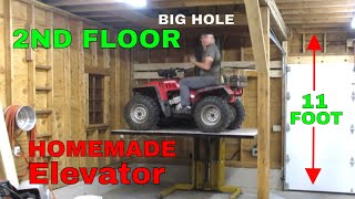 Installing a Homemade Elevator in a Garage DIY