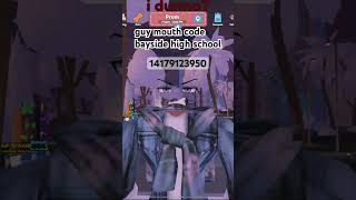 bayside high school guy mouth code #roblox #baysideonline #bayside #robloxcodes #robloxcontent