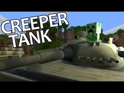 Let's build with Minecraft- Creeper Tank (Army Tank)