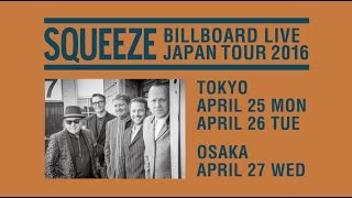 Glenn Tilbrook from SQUEEZE Message for Billboard Live Tour 2016