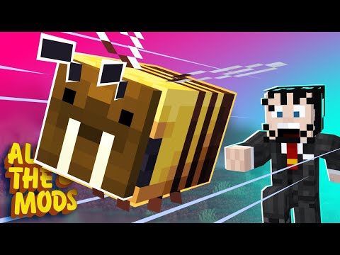 Hat Films - He turned into a BEE! - Ep.21 - Minecraft All The Mods