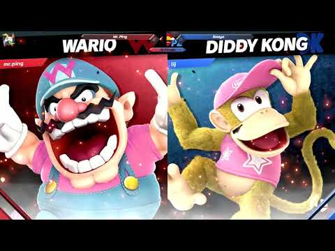 Mr. Ping (Wario) vs Gooya (Mario, Bowser, Diddy) - WF