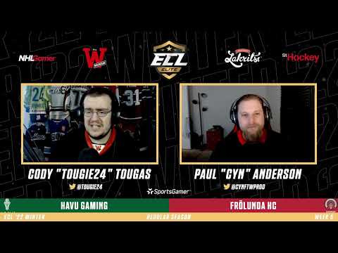 ECL '22 Winter - Elite Week 5: HAVU Gaming vs. Frölunda HC