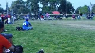 preview picture of video 'Liam McClish's (age 6) first hit in the  Mini Minors.'