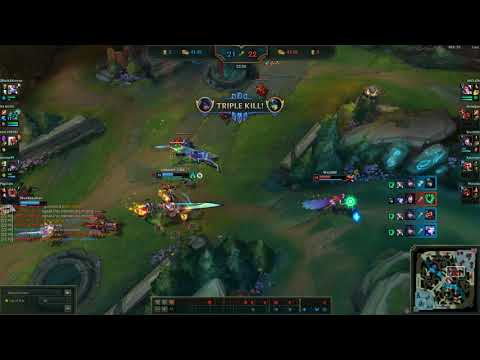 Aphelios, Thresh, and Yuumi top vs entire enemy team pentakill!