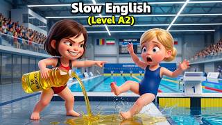 She Was Treated Unfairly… But Still Won The Swimming Championship | Slow English Level A2 