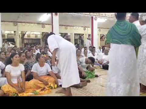 Nukulaelae Community Choir in Funafuti Taupese 12th May 2024