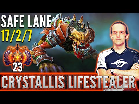 Secret.Crystallis  [ Juggernaut ]  Safe Lane Carry Pro Gameplay  [ Patch 7.32c ]  Dota 2 Full Game