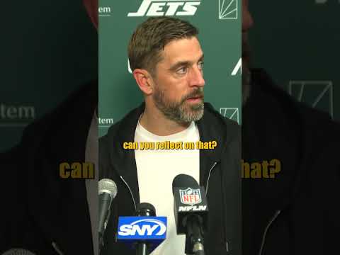 Aaron Rodgers was NOT having it 👀 #NFL #football #jets