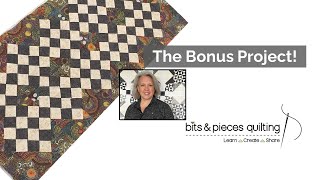 The Bonus Project! - Using hourglass leftovers from the Four Patch Trellis quilt