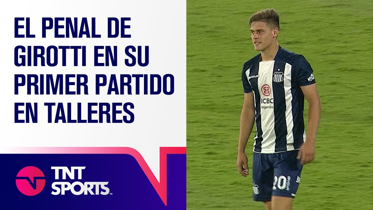 ¡Cómo le pegó! El GOL de penal de Federico GIROTTI en su primer partido en Talleres vs. Belgrano