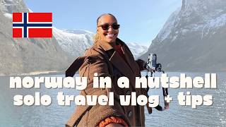 Norway in a Nutshell Travel Vlog 🇳🇴 | Solo Traveling from Oslo to Bergen in One Day