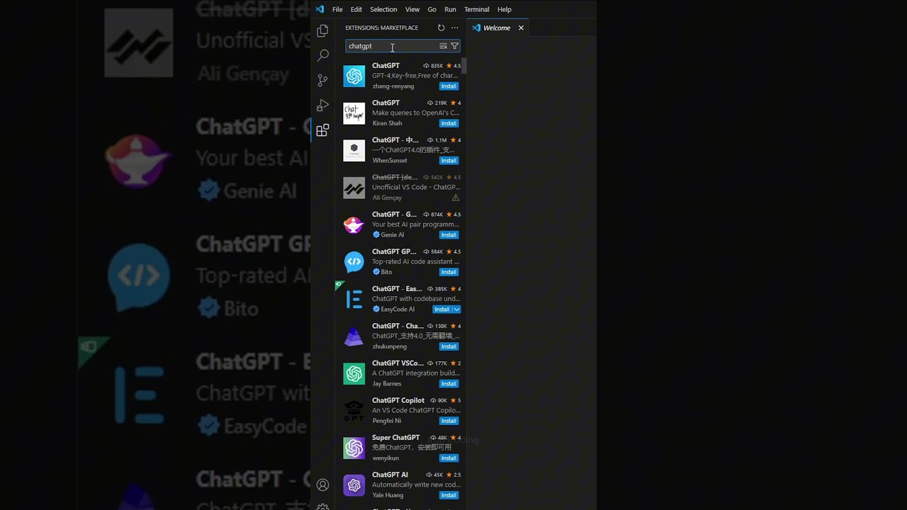 VS Code Trick: Use ChatGPT Directly Inside Your Editor!