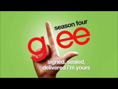 Signed, Sealed, Delivered I'm Yours - Glee Cast [HD FULL STUDIO]