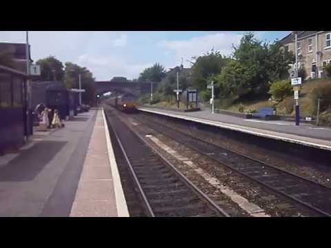 DB Schenker Class 66 no: 66056 @ Oldfield Park {6O32 Margam T.C - Dollands Moor} 22-06-2014.