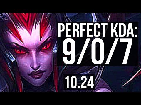 ELISE vs KAYN (JUNGLE) | 9/0/7, 66% winrate, Legendary | KR Grandmaster | v10.24