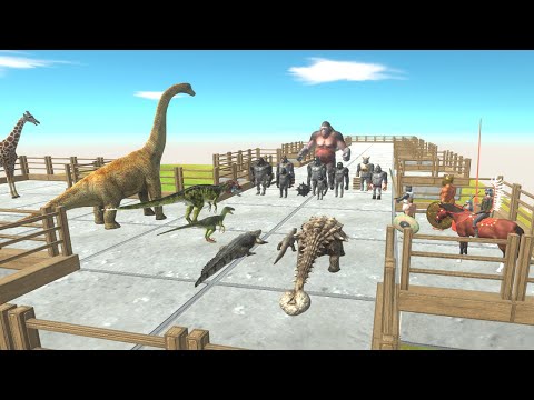 Mutant Primates Team vs All Other Teams - Animal Revolt Battle Simulator