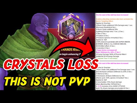Thanos Get Buff | This is PVE Thanos Not PVP | 2500 Crystals Wasted 😡 | MFF HINDI INDIA