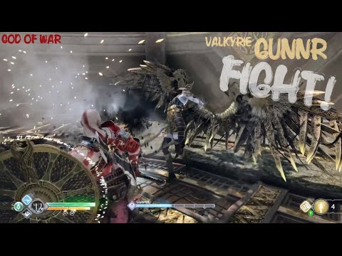 God of War (2018) | Gunnr Valkyrie Guide Fight | How to beat and dodge | Give me a Challenge