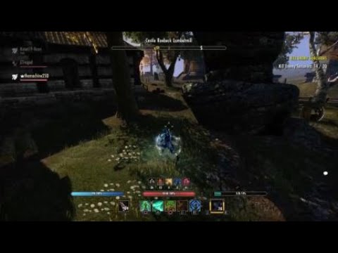 ESO : Greymoor PVP - Immortal Permablock Warden tank build test vs EP group