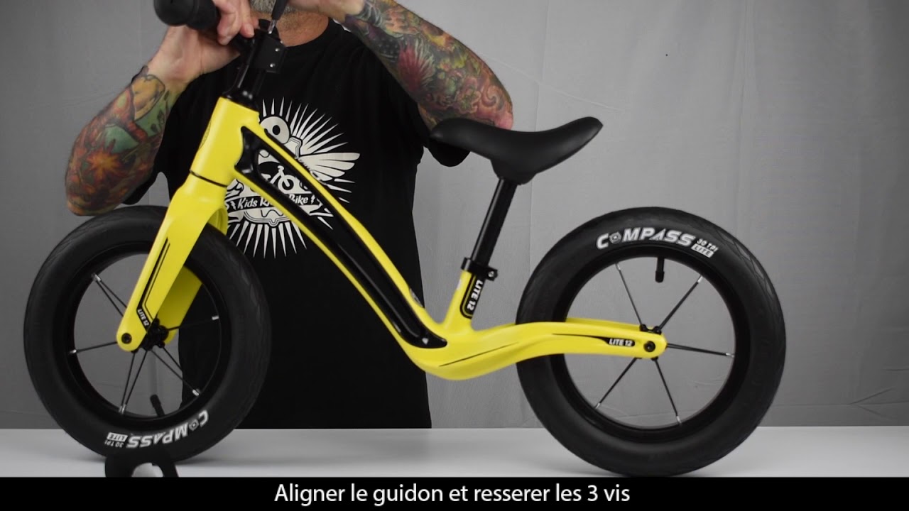 Bungi Bungi - Detské 12" ultraľahké jahodovo červené