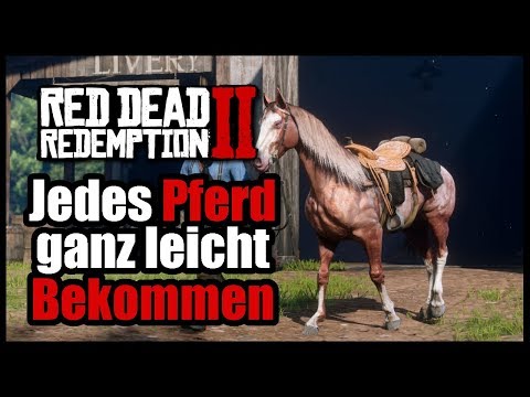 Red Dead Redemption 2 ALLE Pferderassen bekommen mit diesem Trick Deutsch