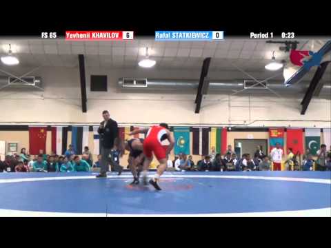 65 KG R16 - Yevhenii Khavilov (UKR) vs Rafal Statkiewicz (POL)