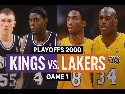 NBA PlayOffs 2000 Round 1 Kings vs. Lakers Game 1 Kobe Bryant Full game
