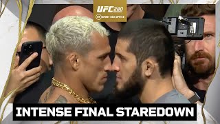 INTENSE FINAL FACE-OFF 😤 Oliveira v Makhachev | ALL THE FEELS