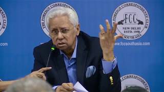 H E Syed Muazzem Ali Bangladesh High Commissioner to India at FCC, New Delhi, on 16th Oct, 2017