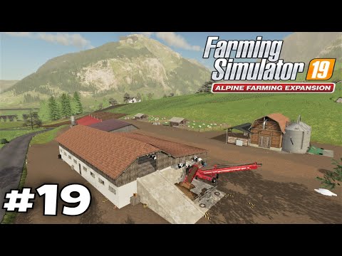Fertilizing and sowing - Farming Simulator 19 Alpine DLC Erlengrat Hardcore #19 Timelapse