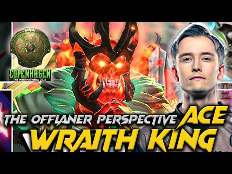 Crazy Play Ace Wraith King Offlaner The International : Gaimin Gladiators VS LGD Gaming Dota 2  #ace