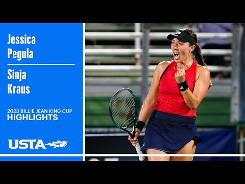 Jessica Pegula vs. Sinja Kraus Highlights | 2023 Billie Jean King Cup